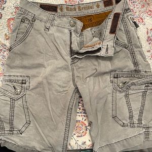 Rock revival cargo shorts